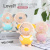 Cartoon piggy charging fan mini mini fan cute student dormitory office fan USB charging fan