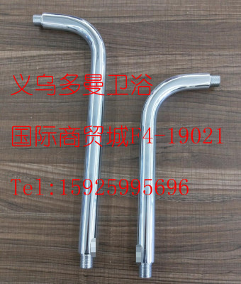 Stainless steel Shower elbow electroplated 45 degree SS Shower top nozzle Pipe