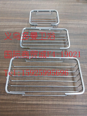 Stainless steel square Angle of Soap net shelf basket of Stainless steel Soap net