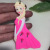 PVC customized express cartoon doll, key chain pendant customized soft plastic animation doll, key chain hanging ornaments