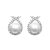My Morgley Boy Tang Cheng Huangcancan Same Pearl Stud Earrings 925 Silver Needle All-Match Simple Earrings Earrings