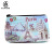 PU leather Digital printed fashion walks for women Travel toiletries collection hands with a makeup bag to customize