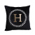 Light Luxury High Precision Dutch Velvet Cloth Embroidered Letter Pillow Model Room Coffee Shop Bar Sofa Cushion