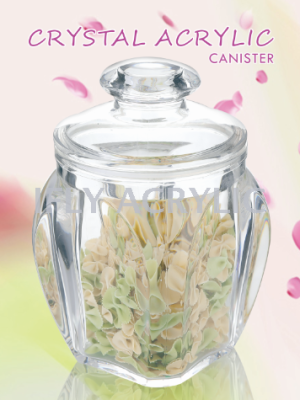 ACRYLIC AIRTIGHT JAR     PLASTIC CANISTER