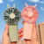 New USB charging small fan clean fresh air big wind fan office desktop fan handheld small fan