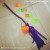 Witches magic flying brooms Halloween children's wizard brooms children's plastic safety brooms