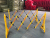 Plastic extension fence new reflective water injection fence