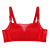 Women's underwire bra a thin lace brassiere with a wavy edge and a slim, adjustable bra