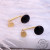 Stainless Steel Jewelry Earrings Simple and Popular Jewelry Five-Pointed Star Petals Ear Bone Ring Earrings with Screws Ear Studs