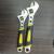 High-Grade Multifunctional Two-Color Handle Adjustable Wrench Chrome Nickel Plating