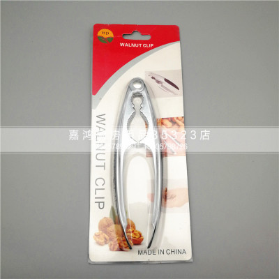 Portable Nut Cracker Kitchen Gadgets Tool Sheller Walnut Opener Plier Metal Opener Nutcracker Kitchen Accessories