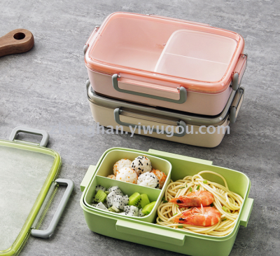 Bamboo fiber lunch box bento box microwave food box