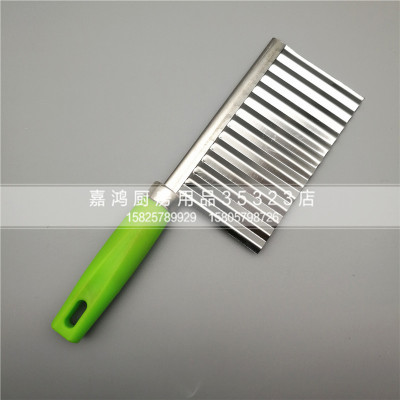 Vegetable Fruit Wavy Cutter Potato Cucumber Carrot Waves Cutting Knife Kitchen Cooking Tool