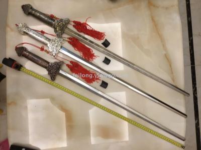 Retractable sword tai ji jian aggravation thickened retractable sword tai ji jian beginners must not stainless steel