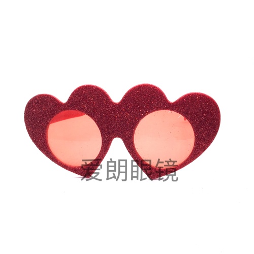 love decorative glasses glasses birthday party party prom mirror full rim frame personality decorative mirror