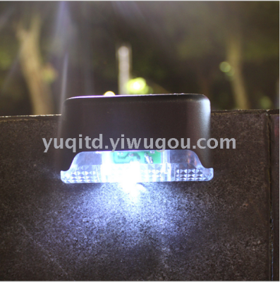Hot-selling solar lamp 1LED wall lamp outdoor garden wall lamp fence lamp landscape courtyard solar staircase lamp