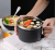 Korean rojas stainless steel multi-purpose fast food cup 1.1L large capacity rice insulation soup