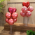 Acrylic Table Floating Party Supplies Balloon Accessories Wedding Desktop Decoration Website Red