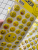 Smiley face bubble sticker gold stamping sticker reward sticker