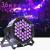 Hot style LED stage lights USB 6 12 18 36 54 bar lights three in one dyed purple bar lights