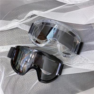 Outdoor cycling windproof and anti-droplet goggles  men and women all closed camera glasses