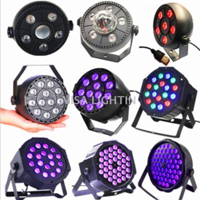 Hot style LED stage lights USB 6 12 18 36 54 bar lights three in one dyed purple bar lights