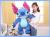 Manufacturer direct sale of large standing pair of staize plush toys lilo & stitch, cartoon birthday gift