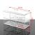 Dust-proof transparent storage box cover multi-layer cosmetics compartments large capacity makeup remover cotton sorting