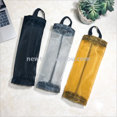 Kitchen garbage bag storage bag hanging wall extraction convenient circular bag sundry storage bag