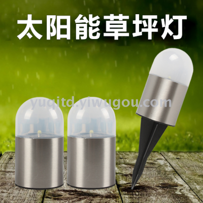 Solar stainless steel led lawn lights Chinese vintage courtyard villas outdoor street lamp garden lights wholesale