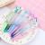 Japanese and Korean Lovely Fancy Colorful Laser Electroplating Mermaid Oil Gel Pen Quicksand Pink Signature Pen Creative Pen