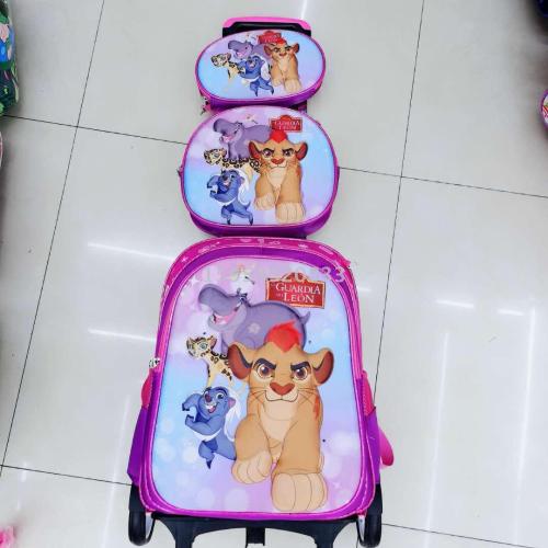 Factory Direct Schoolbag Backpack Cartoon Bag Backpack 3D Bag Children Bag Student Bag Gift Bag Trolley Bag