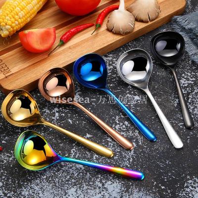 304 Stainless steel kitchen big small soup spoon ladle