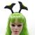 Halloween Bat Headband Plush Fabric Bat Hair Band with Spring Head Buckle Hair Accessories Ball Costume Dress up Props