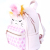 New Unicorn Backpack European Personality Pink Plush Bag All-Match and Cute Children's Backpack Women's Bag