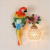 Led Wall Lights crystal Sconces parrot  Light Sconce Wall Murals Mural Sconce 19