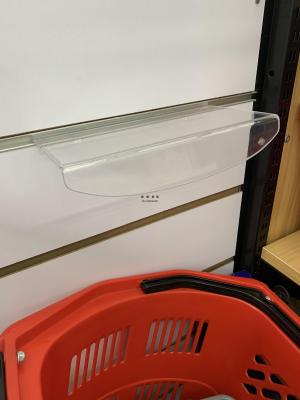 Transparent plastic shoe holder groove shoe rack shoe holder