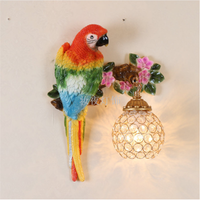 Led Wall Lights crystal Sconces parrot  Light Sconce Wall Murals Mural Sconce 19