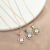 Wife's Gift Women's Quartz Watch Sets Fashion Creative Crystal Design Bracelet Necklace Female Jewelry Set