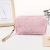 Factory Direct Sales Plush Pearl Cosmetic Bag Internet Celebrity Wash Bag Large Capacity Square Travel Portable Portable Storage Bag