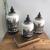 Manufacturer sells 3-piece set of ceramic vases set pieces home decoration candy jar storage jar chocolate jar