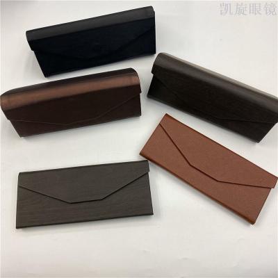 New triangular folding glasses box sunglasses manual box mixed color shipping  sunglasses box portable box