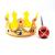 Children's King Crown Birthday Headdress Hat Truncheon Set Halloween Party Masquerade Show Props