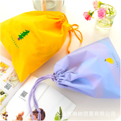 Culture Creative Bag Home Travel PE Buggy Bag Drawstring Type Drawstring Waterproof Packing Organizing Folders