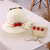 New three strawberry small package straw hat mother-daughter lovely travel