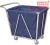 Hotel hand-push cloth straw cart