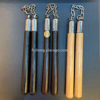 Nunchucks martial arts Bruce lee two pieces of stick morning exercise martial arts supplies
