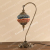 Retro romantic handmade southeast Asian Turkey coloured glazed desk lamp