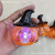 Electronic luminescent jack-o '-lantern small jack-o' -lantern Halloween decoration witch hat jack-o '-lantern