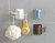 Seamless Plastic Rotating Hook Strong Adhesive Towel Hook Bathroom Kitchen Punch-Free Seamless Sticky Hook